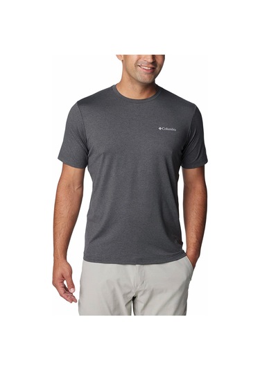 Columbia Ao5545 Tech Trail Crew Neck Iı Erkek T-shirt-29978 Koyu Gri