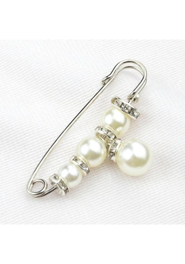 1 Güvenlik Broş İnce İşçilik Maruz Kalmayı Önler Çekici Sahte İnci Kadın Güvenliği Çok Renkli