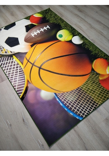 Doğuş 3Boyutluhalı 3D-910 Top Spor Halı 100X140Cm