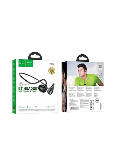 Hoco ES68 Boyun Bantlı Spor Bletooth 5.3 Kablosuz Kulak İçi Kulaklık