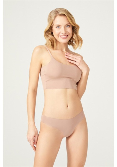 Basic İz Yapmayan Lazer Kesim Kadın Bikini Külot 7'li Paket Asorti 2 Çok Renkli