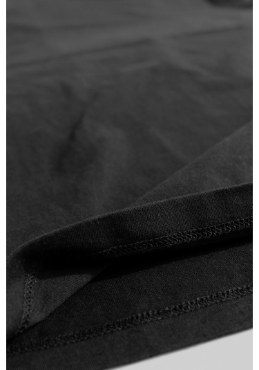 Romania Flag Lettern Siyah Çocuk Tshirt SIYAH