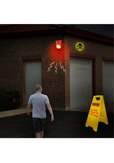 Güneş Enerjili Ses Ve Işık Alarmı Hareket Sensörlü 129db -n911