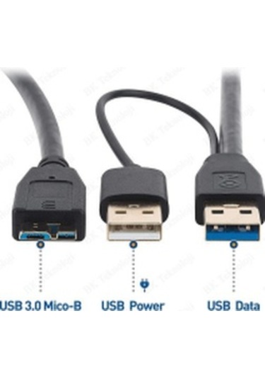 Usb 3.0 Harici Harddisk Kablosu Usb 3.0 Y Kablo