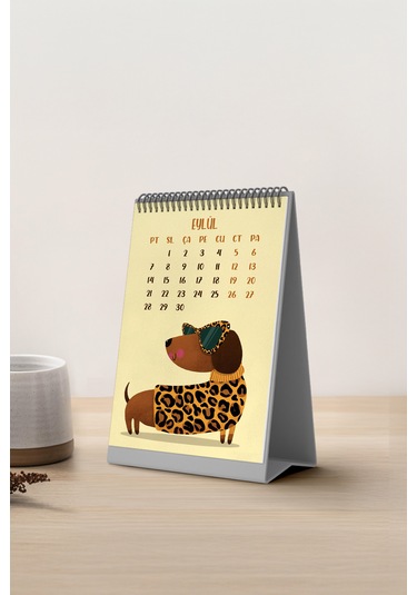 Köpek Tasarım 2026 Masa Takvimi Pytktkv026