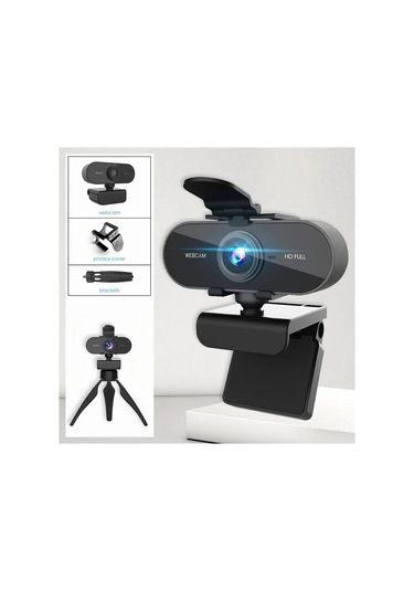 Dashanshop 2024 Yeni Yükseltme 1080p Hd Webcam Mikrofonlu Otomatik Pozlama Sabit Odak Usb