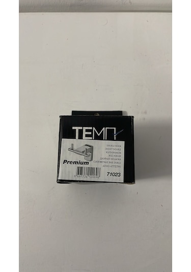 Bornoz Askılığı Tema Premium 2 Li Gümüş