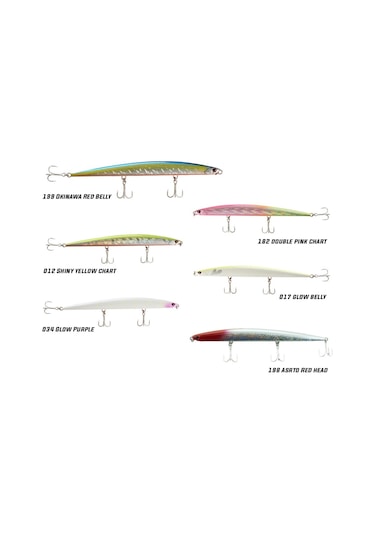 Fujin Zaion 175s 175 MM 50 G Maket Balık 012 Shiny Yellow Chart
