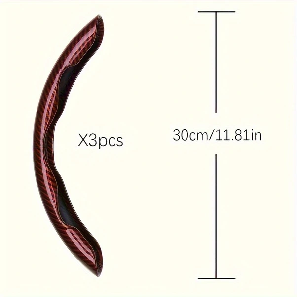 Hightower 3lu Kırmızı Lazer Direksiyon Kılıfı Güçlü Kavrama Düğme Desen Çoğu Araç İçin 3'lü Paket - Kırmızı Laser Sürümü