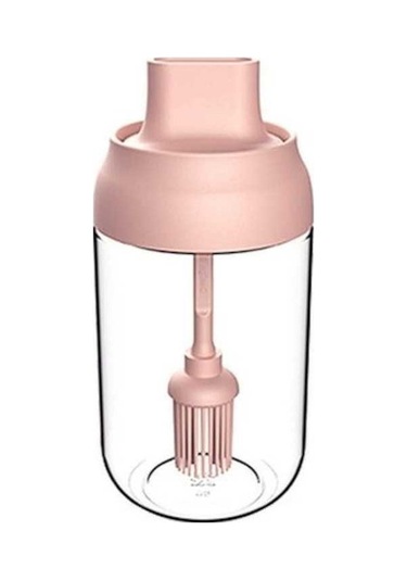 Dancemonkey Etiketli, Neme Dayanıklı Kapaklı Kaşıklı Entegre Baharat Kavanozu - Pembe 1 Çok Renkli