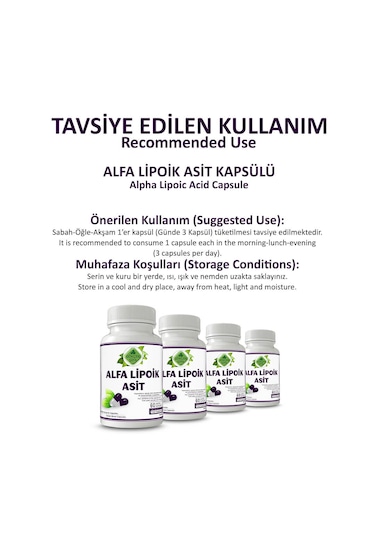 Gökçek Şifa Alfa Lipoik Asit 60 Kapsül