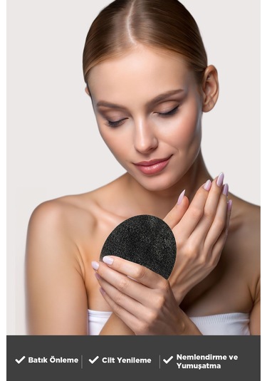 Aktif Karbon Özlü Batık Ve Çilek Bacak Onarımına Yardımcı Doğal Süngerli Sabun 130gr Aktif Karbon