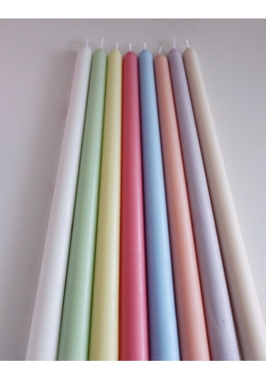 Renkli Şamdan Mumu Kokulu Mum