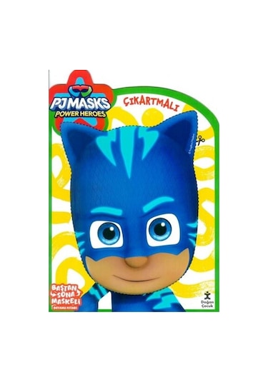 Pjmasks Baştan Sona Maskeli Çıkartmalı Boyama