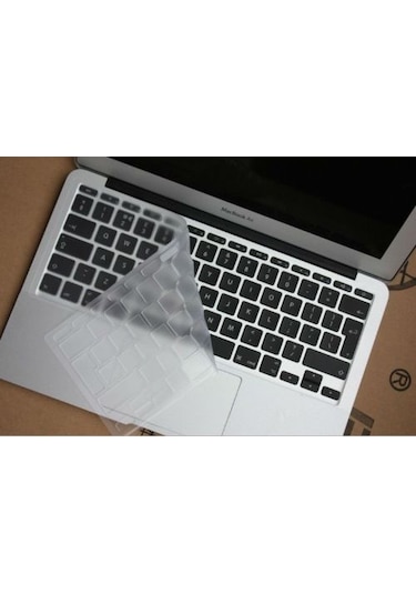 Macbook Uyumlu Si̇Li̇Kon Klavye Koruyucu Tr Türkçe