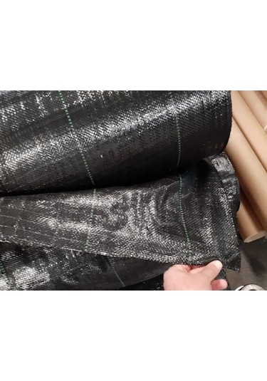 Morilu Sera Taban Örtüsü 90 GR Siyah - Yabani Ot Örtüsü - Jüt Malç Örtüsü - Ağaç Koruma Örtüsü