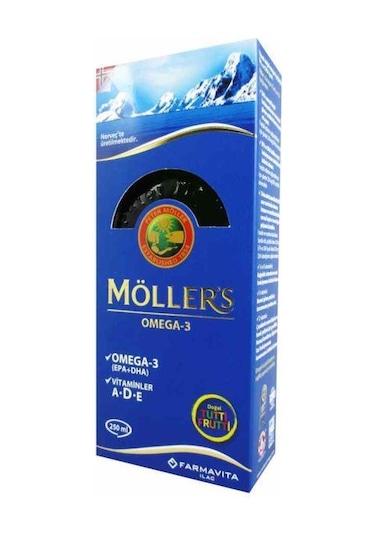 Möller'S Omega 3 Tutti Frutti Aromalı 250 Ml