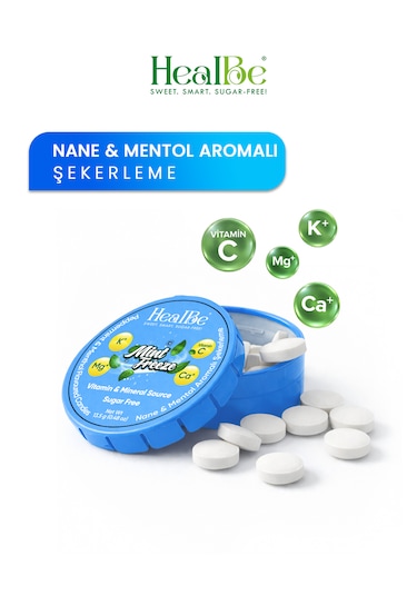 Nane & Mentol Aromalı Şekersiz Şekerleme