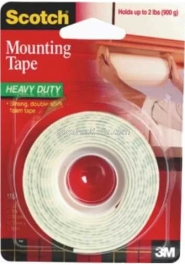 Scotch 110 Çift Taraflı Rulo Köpük Bant Ağır Malz. İçin