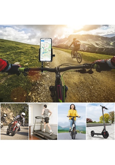 Cyclıngbox-yükseltilmiş Alüminyum Alaşım Bisiklet Cep Telefonu,ya18857r-1 Kırmızı