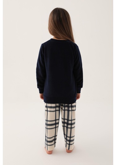 Arnetta 2662 Cute Penguıns Kız Çocuk Pijama Takımı Lacıvert