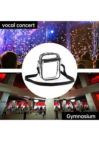 Fastbuy Stadyum Onaylı Çapraz Çanta Seti - Farklı Boyutlar, Ön Cep, Ayarlanabilir Kemer, Spor/turizm İçin Diğer