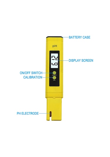 Zauss Dijital Ph Metre 0.01 Hassasiyet Su Sıvı Akvaryum Ph Ölçer