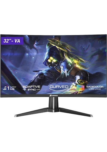 Gamebooster GB-3218CF 32" 1 Ms 180 Hz Va FHD Curved Oyuncu Monitör