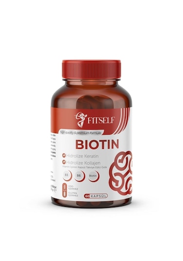 Fitself Biotin Hidrolize Keratin 60 Kapsül