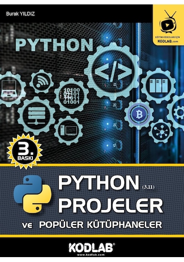 Kodlab Yayın Python Projeler Ve Popüler Kütüphaneler Eğitim Kitab