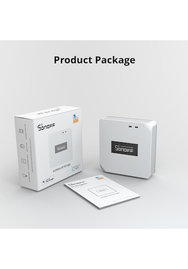 Sonoff Rf Köprüsü R2 433mhz - Wifi Akıllı Ev Güvenliği Uzaktan Anahtarı Beyaz