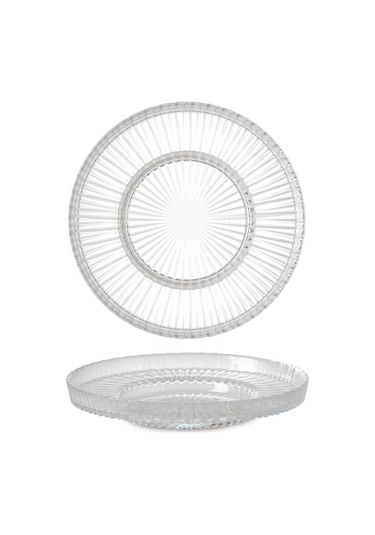 Paşabahçe Elysia Çay Bardağı ve Riva Çay Tabağı Takımı 12 Parça Şeffaf