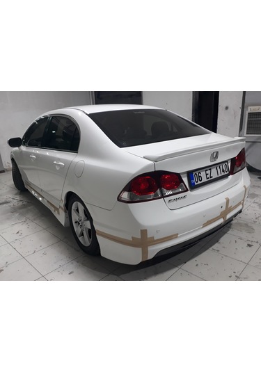 HONDA CİVİC FD6 MUGEN ARKA EK Fiber Boyasız