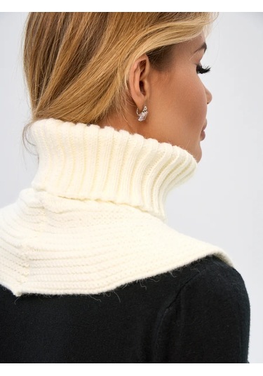 Berrygo Örgü Kış Yeleği 283879745 Beyaz