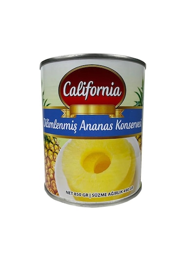 California Ananas Konserve Dilimli 850 G
