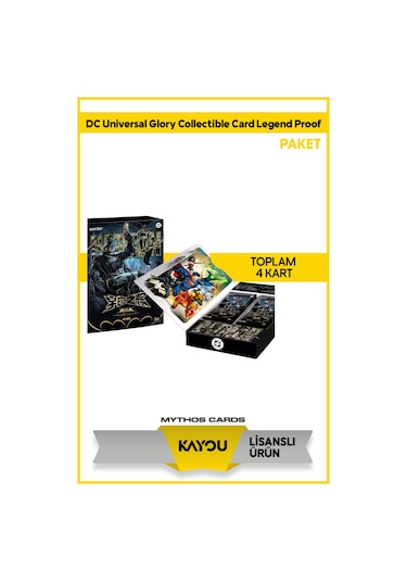 Dc Universal Glory Collectible Card Legend Proof - Paket