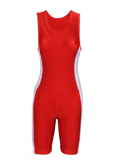 Dosmai Kadın Güreş Mayosu Kırmızı Xl Gm745 Kırmızı