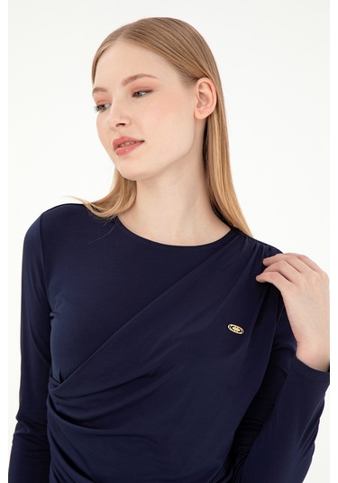 U.S. Polo Assn. Kadın Lacivert Bisiklet Yaka Sweatshırt 50291561-VR033 U.S. Polo Assn. Kadın Lacivert Bisiklet Yaka Sweatshırt 50291561-VR033