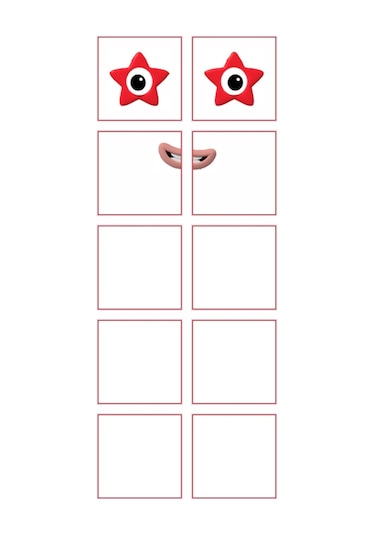Number Blocks Matematik Eğitici Birim Küp Snapcubes /0-10 Sticker 260 Pcs