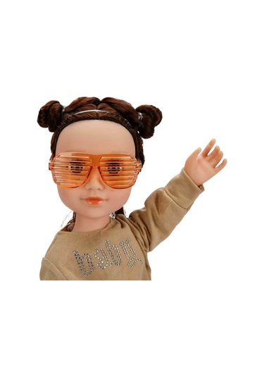 Spor Kıyafetli Moda Bebeği 40 Cm Eklemli Şık Kız Bebek