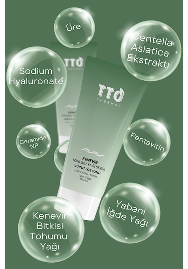 Tto Thermal Kenevir Bitkisi Yağı Vücut Losyonu 200 ML