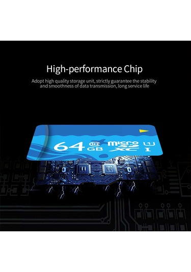 Monyee Netac P500 128gb Mikro Sd Kart - Uhs-1 Class10, 80mb/s Hızlı Okuma, Kameralar, Araç Kaydediciler İçin Dayanıklı Hafıza Kartı Deniz Mavisi