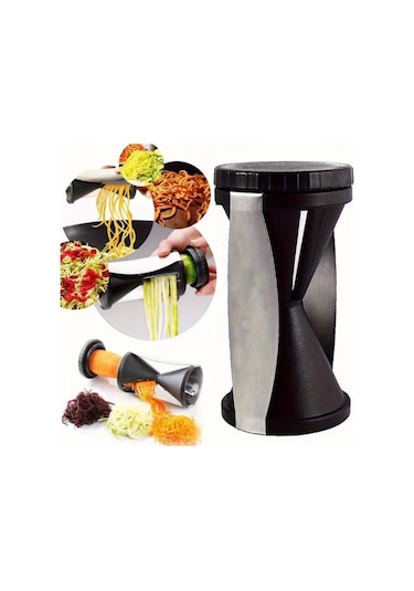 Techbloom Beyaz Renkli Sebze Dilimleyici Paslanmaz Çelik Bıçaklar İnce Ve Kalın Makarna Kabak Salatalık Havuç İçin Uygun 1 Parça