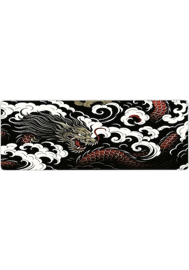 Gaming Oyuncu Xl Mouse Pad Kaydırmaz Dikişli 80 30 Cm Mousepad 32
