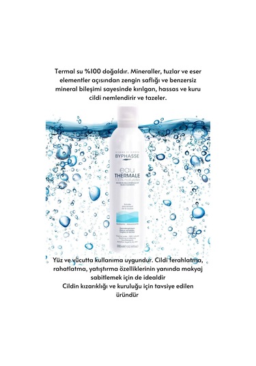 Byphasse Doğal Nemlendirici Termal Su 300 ML