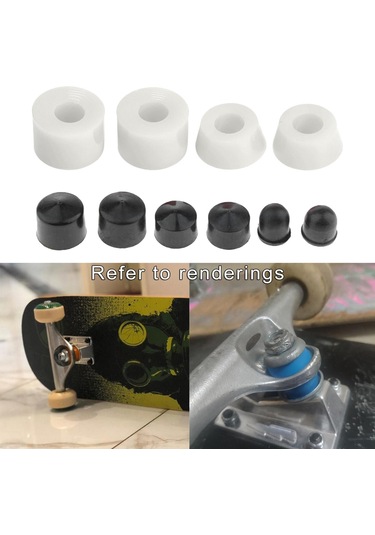 Homyl Açık Için Kaykay Kamyon Burç Kiti Amortisörler Beyaz Beyaz Çok Renkli