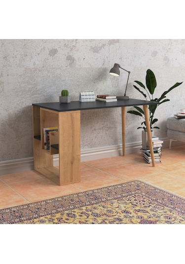 Sally Çalışma Masası Antrasit Meşe