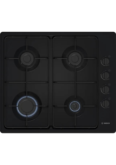 Bosch PBP6C6K80O 60 CM Gazlı Ocak Siyah