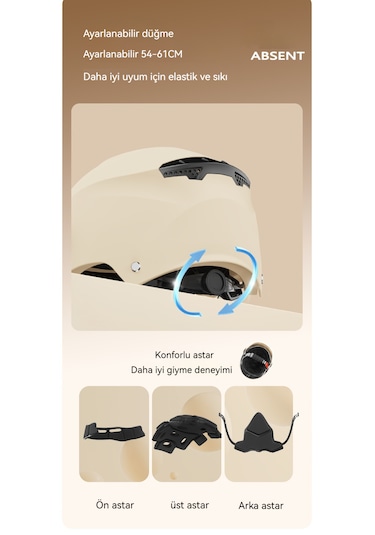 Eternal Luck Bk-309 Elektrikli Bisiklet Kaskı Dört Mevsim Açık Yarım Kask Pembe