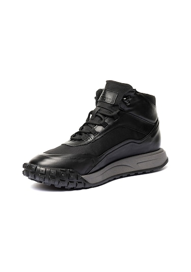 Greyder 00490 Siyah Hakiki Deri Sneaker Erkek Bot